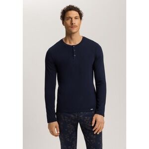 Hanro‎ Long Sleeve Henley Shirt Size Large